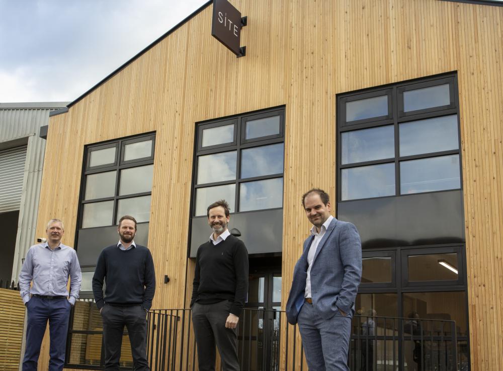 Team members at the new Cheltenham office