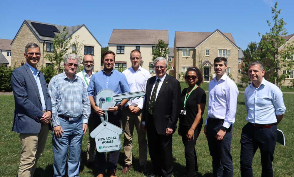 Councillors celebrate affordable housing contract