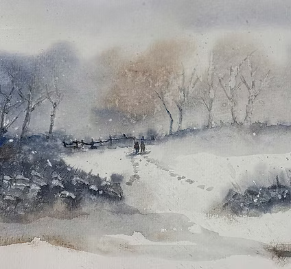 Painting by Stuart Malaure