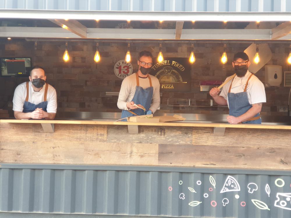 The Sally Pussey’s Pizza team