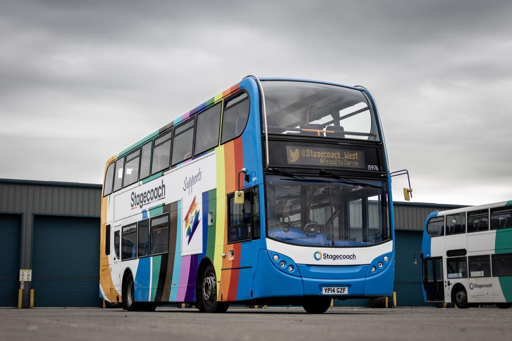 Stagecoach West shows support for Swindon and Wiltshire Pride