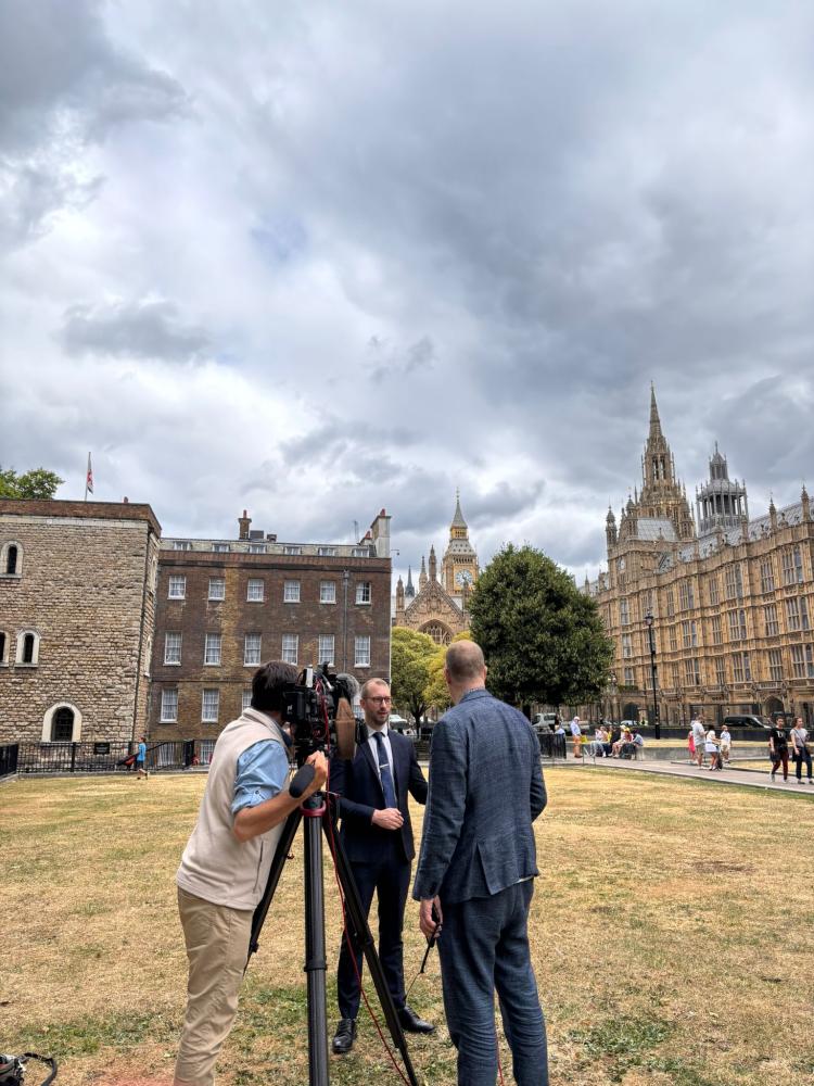 STARK UK Managing Director Mike Armstrong with North Swindon MP Will Stone