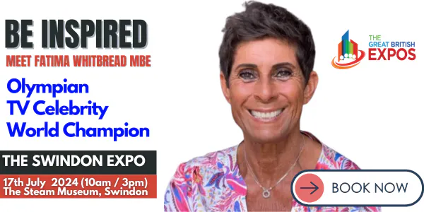 Tickets still available for Fatima Whitbread Swindon appearance