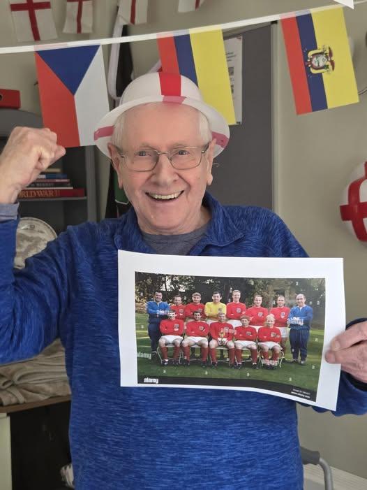 Care home resident shares special 1966 football memory