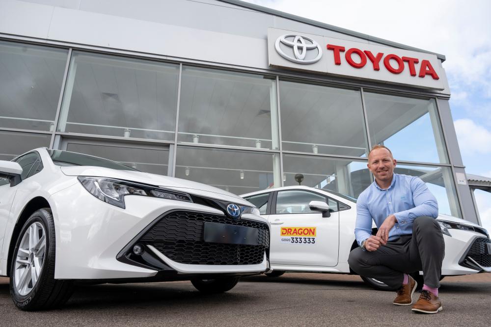 Gavin Morris Lead Director of Veezu's Drive division with the new low emission fleet