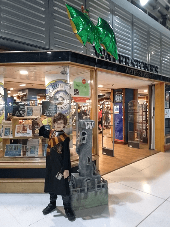 Muggles and young wizards swooped into Waterstones for Harry Potter event