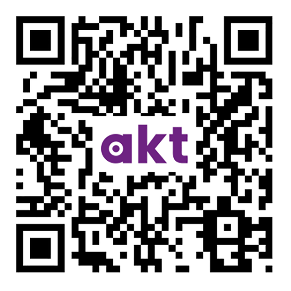 akt's charity QR code