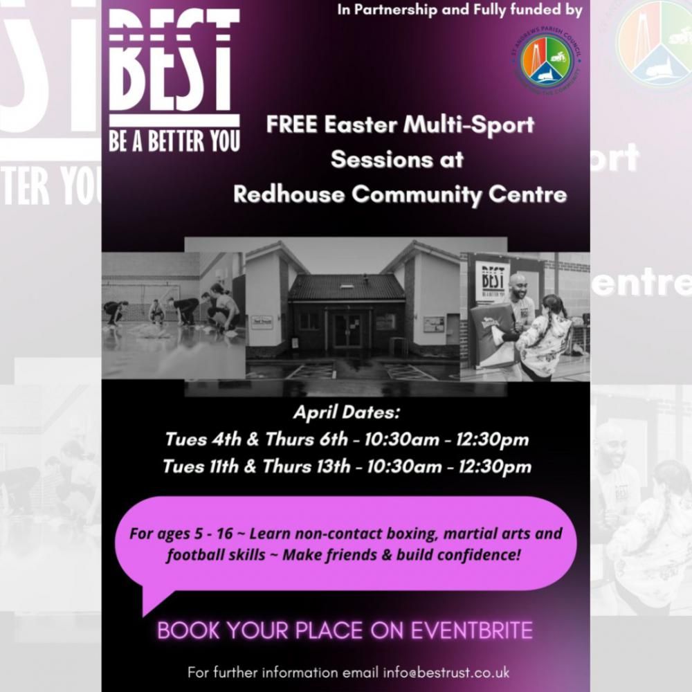 BEST charity joins St Andrews Parish Council to host free multi-sport sessions this Easter