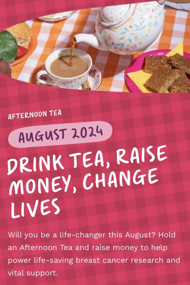 Raise a cuppa, raise money and raise hope for breast cancer charity