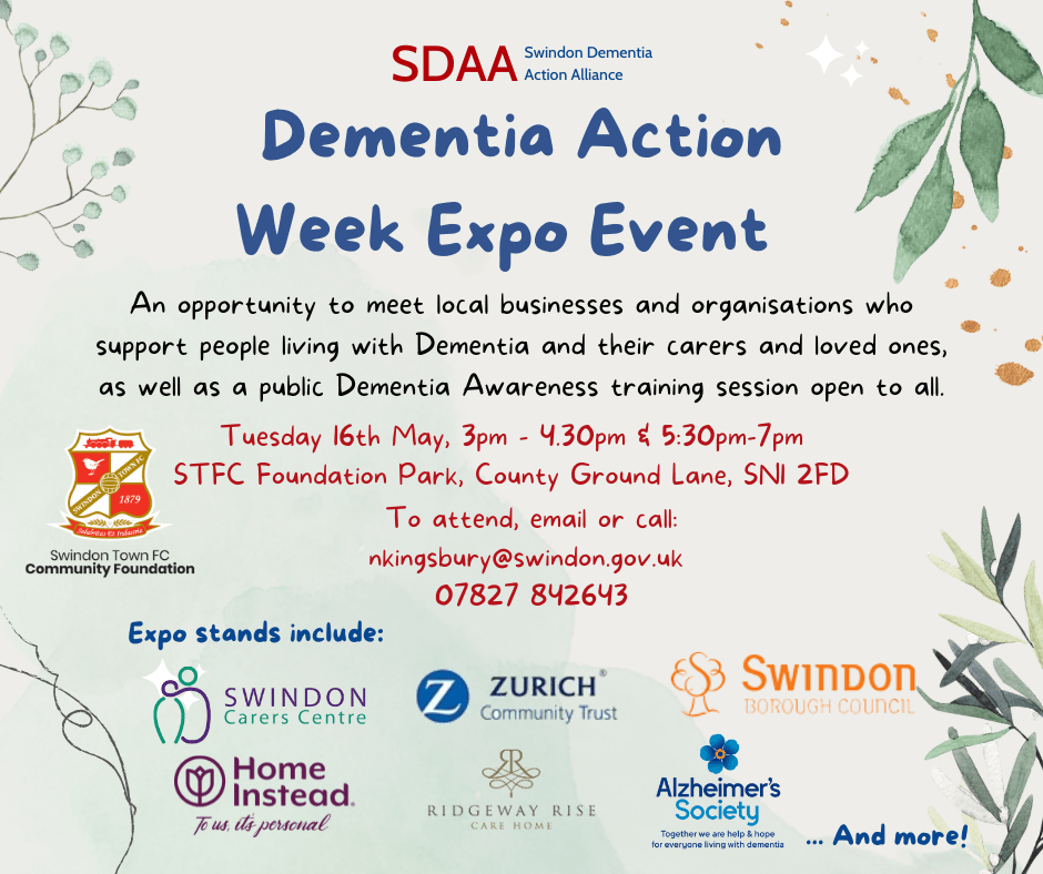 Swindon MP promotes Dementia Action Week Awareness event