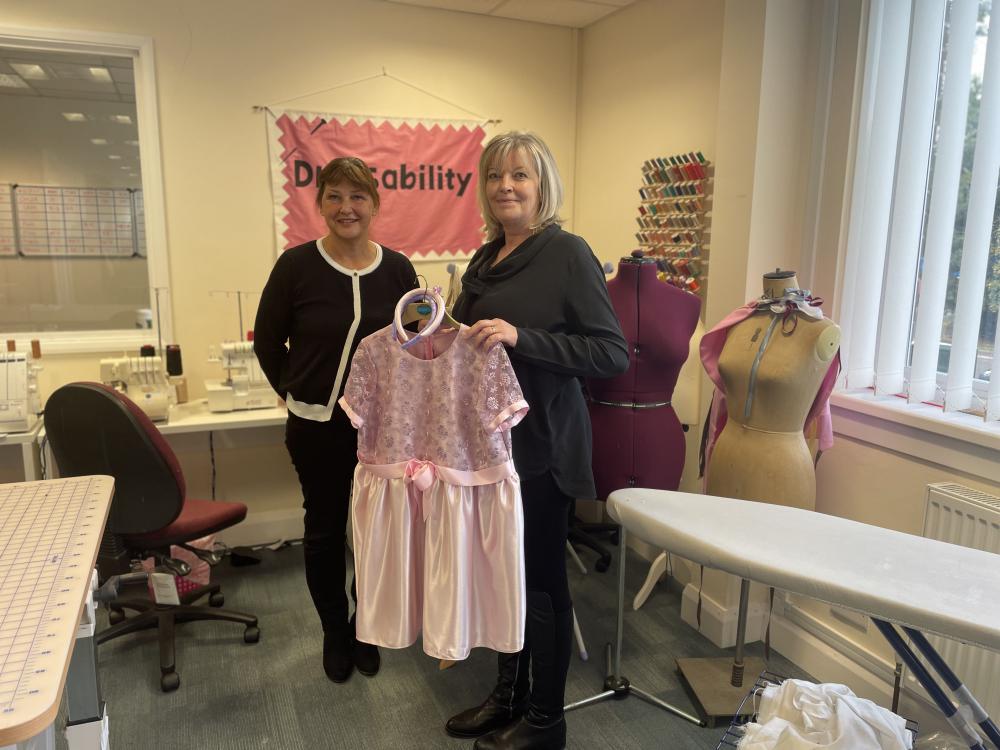 Dressability manager Sharon Tombs and trustee Alison Wraight