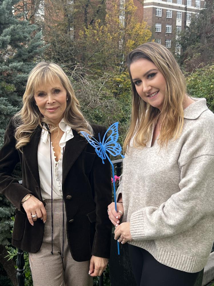 Annabel Karmel and Diana Lawrence are giving their support to Julia's House Forever Butterflies
