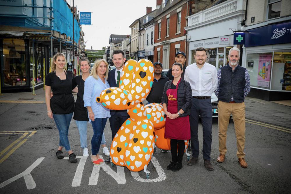 Old Town businesses work together to get Swindog in prime spot