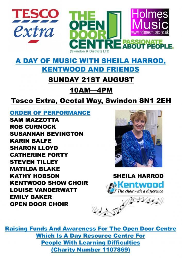 Tesco musical extravaganza for Open Door Centre