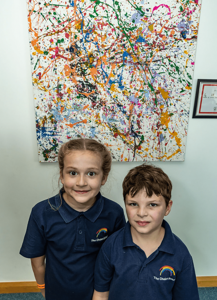 Swindon pupils brighten up terminally ill patients' day with presentation of artwork