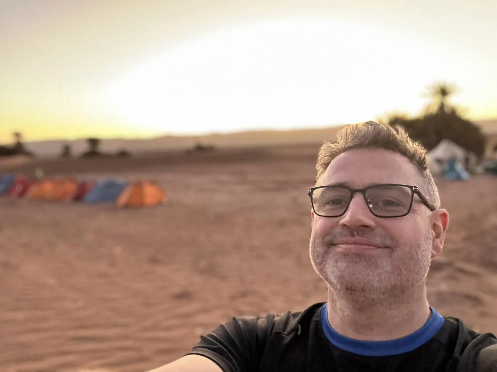 Swindon Link editor and owner Jamie Hill shares a scene from the desert