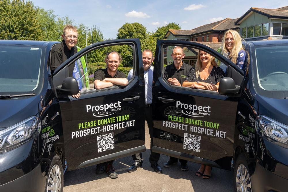 Prospect Hospice reveals 'Name our electric vans' contest winners