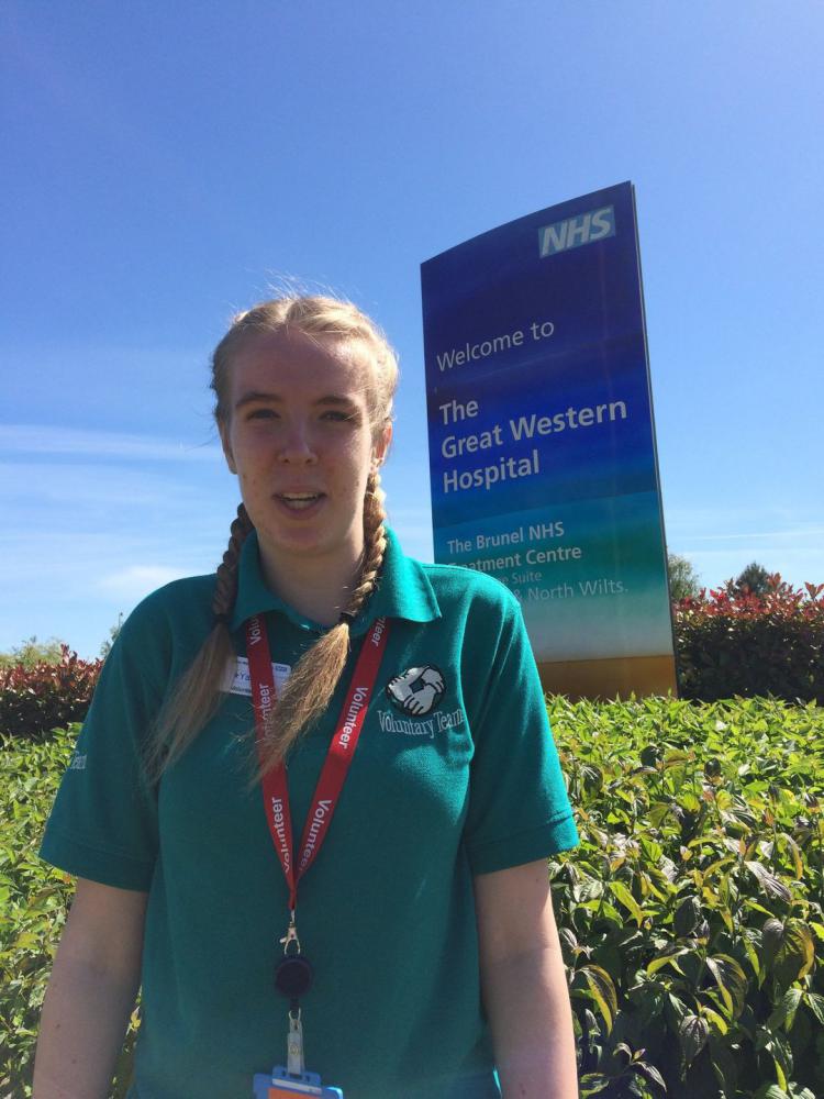 Teenage GWH volunteer Yala McElroy has been put forward for a national Rotary Young Citizen award