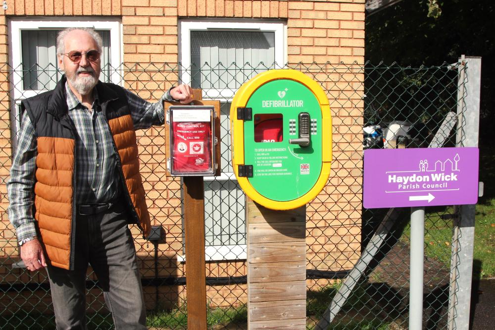 The club's work in the community includes providing life-saving bleed kits in public places