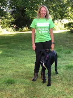 Participants include Fiona, pictured with dog Myrtle