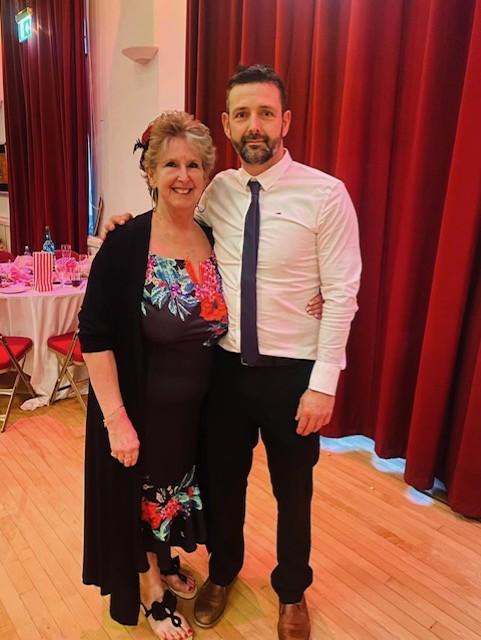David Graham and hiis mother