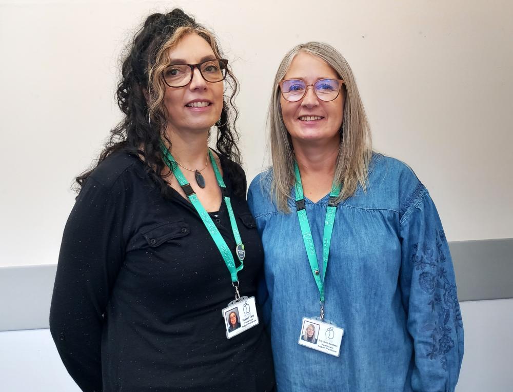 Isabel Tate and Lorraine Kardasz, Parent Carer Support Practitioners at Swindon Carers Centre, who will be at the Carers Rights Day event