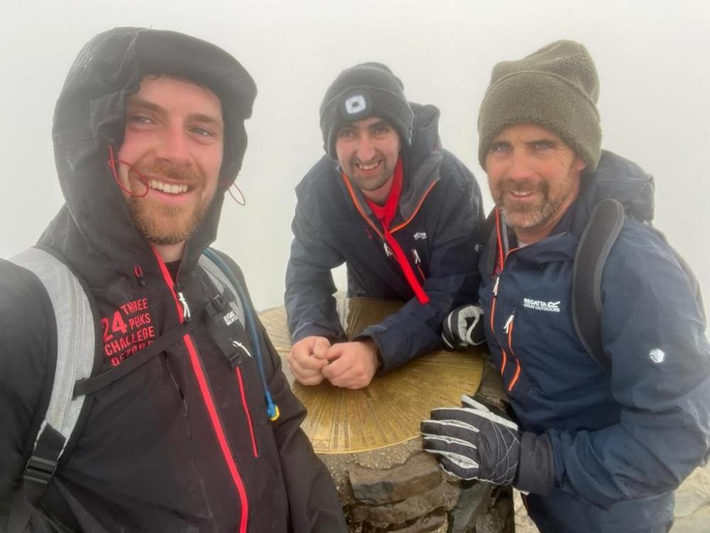 Swindon man helps to raise more than £4,000 in Three Peaks Challenge