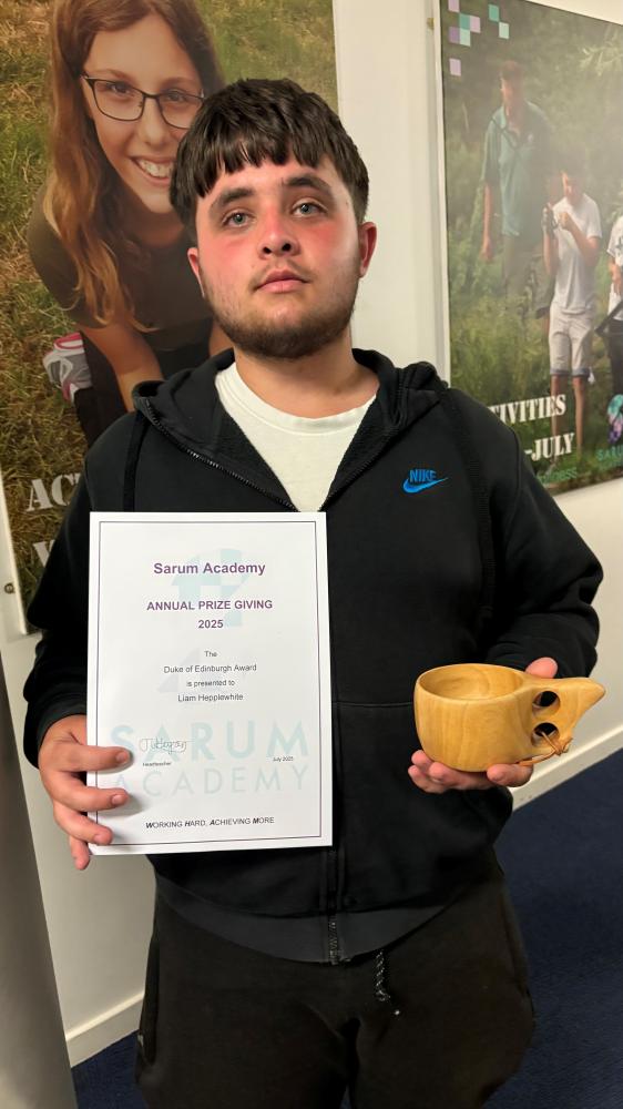 The programme supported Liam with funding towards essentials for the Professional Cookery, Travel and Tourism, and Art courses he is studying at sixth form