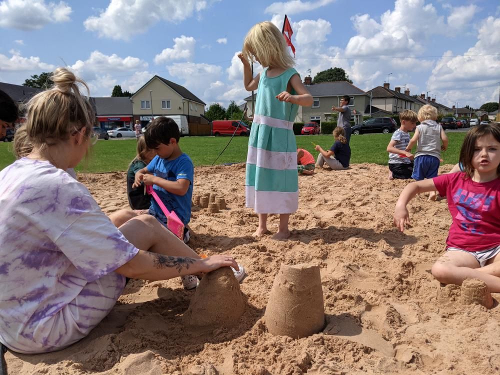 Community grant helps to build a beach