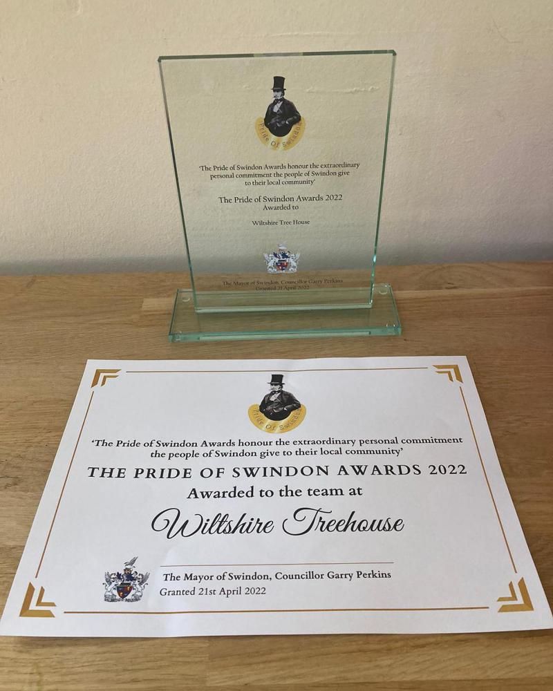 The award and certificate