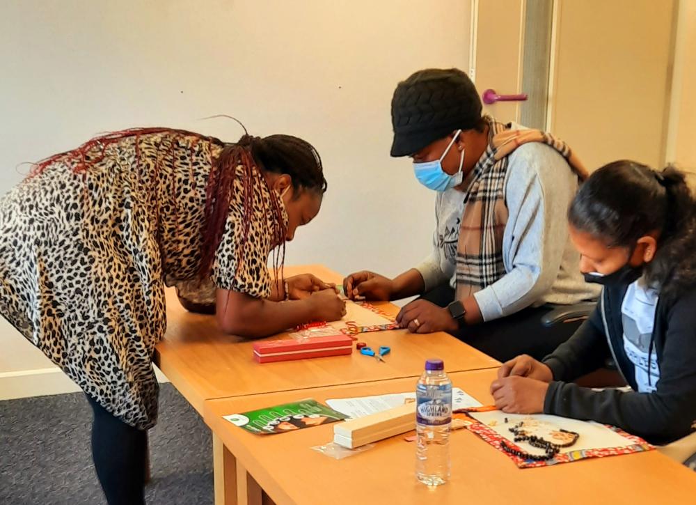 An arts and crafts session run by Wiltshire Women Empowerment, which has been awarded £5,000 a year for the next three years to run training courses and support for women from ethnic minority backgrounds