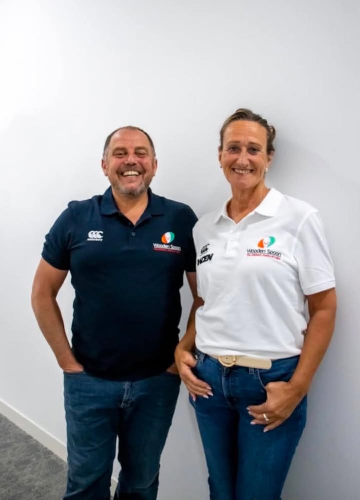 Ali Gilbert, Chair of Trustees and Dr Brett Bader, Vice Chair of Trustees