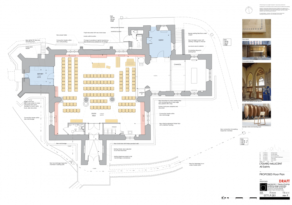 Plans for the All Saints Church