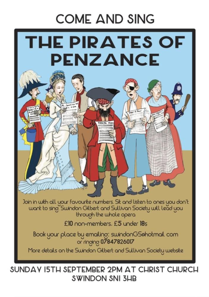 Come and sing along with the Pirates of Penzance