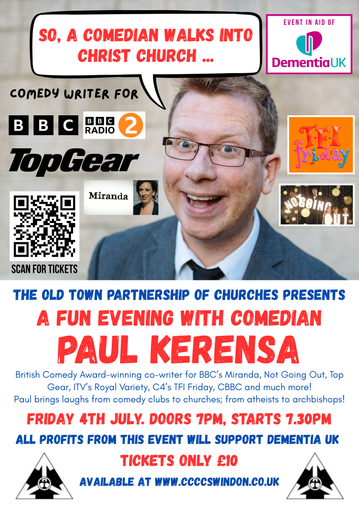 Last chance for comedy night tickets with Paul Kerensa 