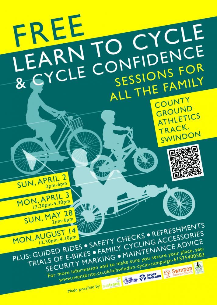 Cycling: Free Family ‘Learn to Cycle’ and ‘Cycle Confidence’ Events
