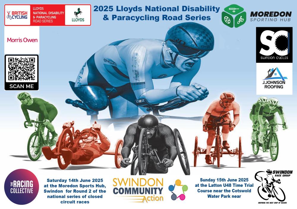 Swindon to be visited by The National Disability and Para-cycling Road Series