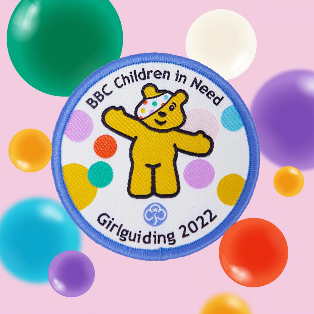 An image of the Children in Need badge for 2022