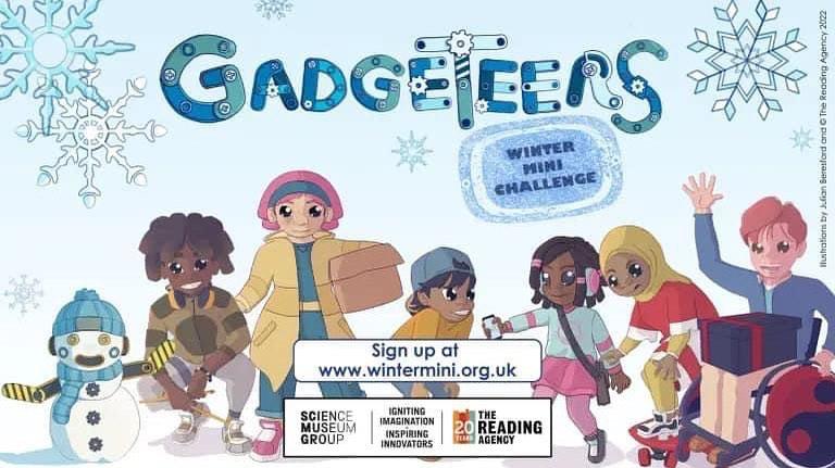 Swindon children encouraged to join in with Gadgeteers 'Winter Mini Reading Challenge' 