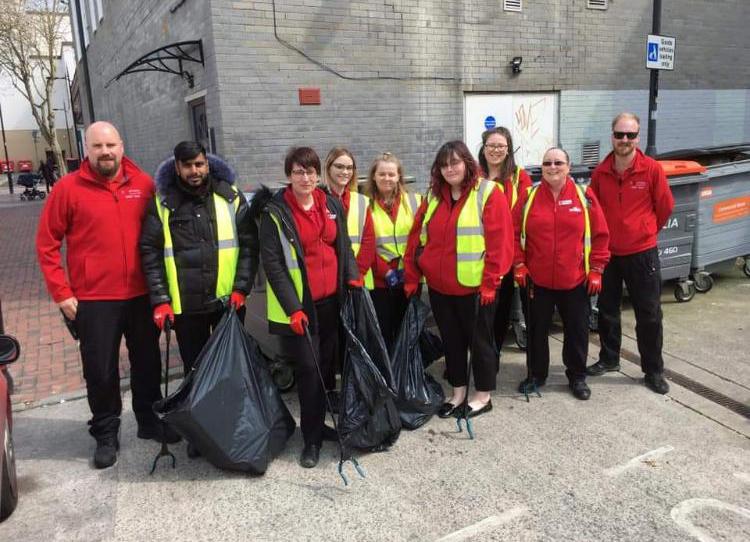 Community Spring Clean this month in Swindon town centre