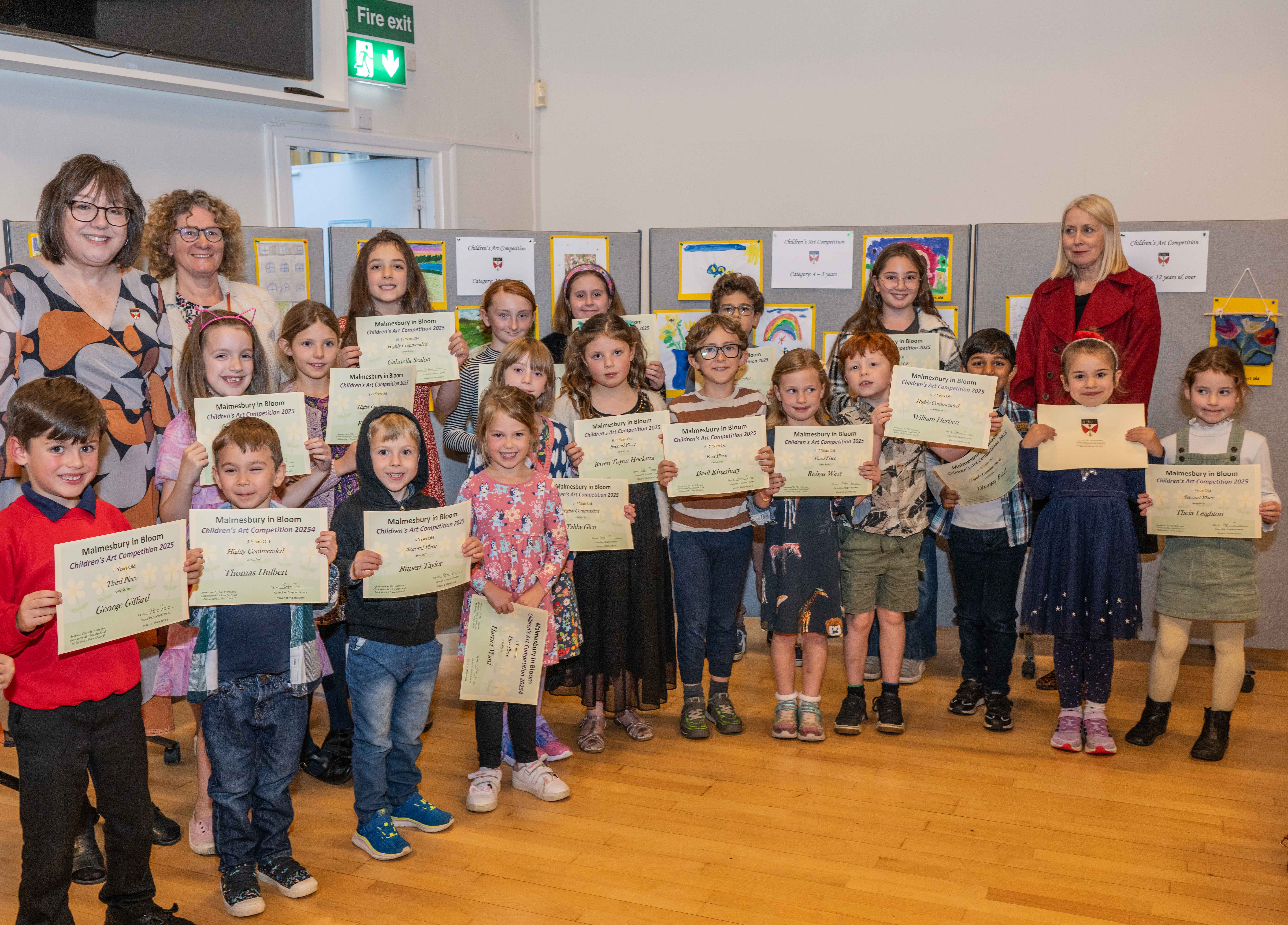 The winners from Malmesbury in Bloom 2025 – photos by Richard Harris