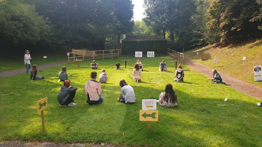 Youngsters playing games and making T-shirts at the New Mechanics Institute Preservation Trust summer activity scheme