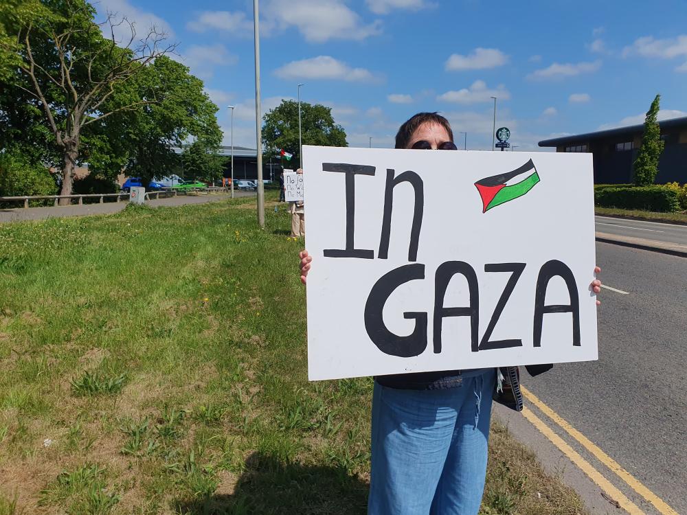 Swindon Palestine Solidarity took part in London protest