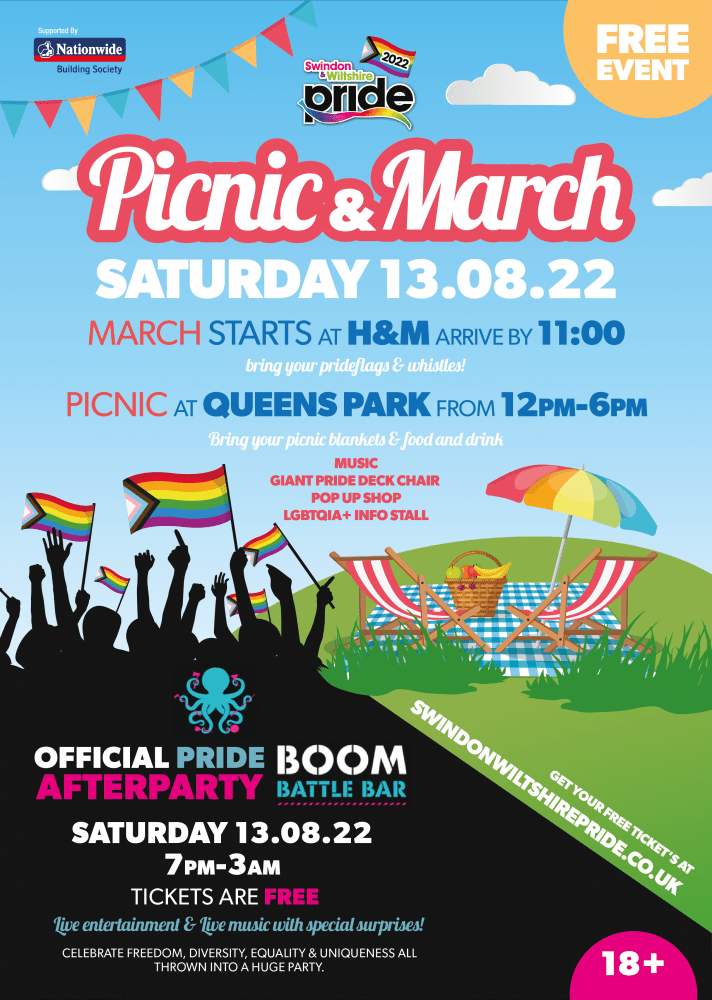 Pride march and picnic event to be helped by main sponsor Nationwide
