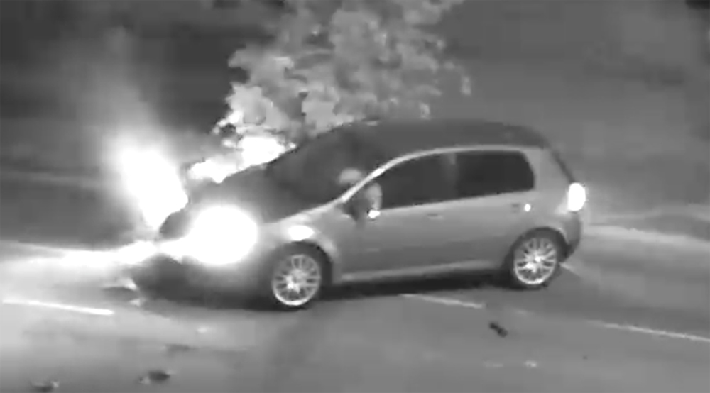 A still from video footage of the incident