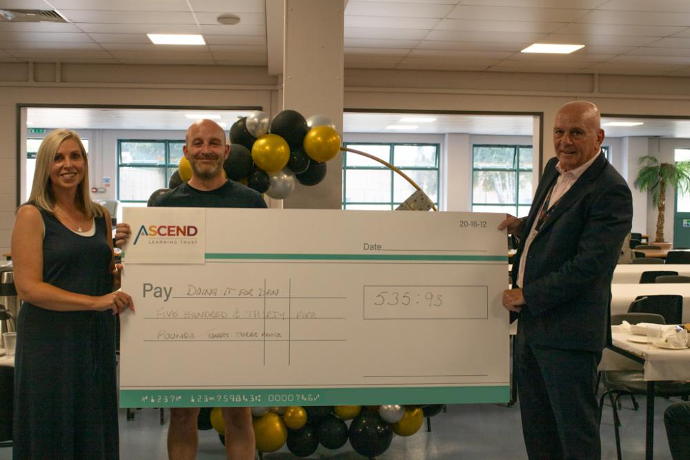 CEO From Ascend Learning Trust donates retirement fund to young people wanting to achieve their sporting dreams