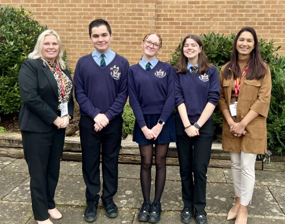 Highworth Warneford School visited by council Cabinet member
