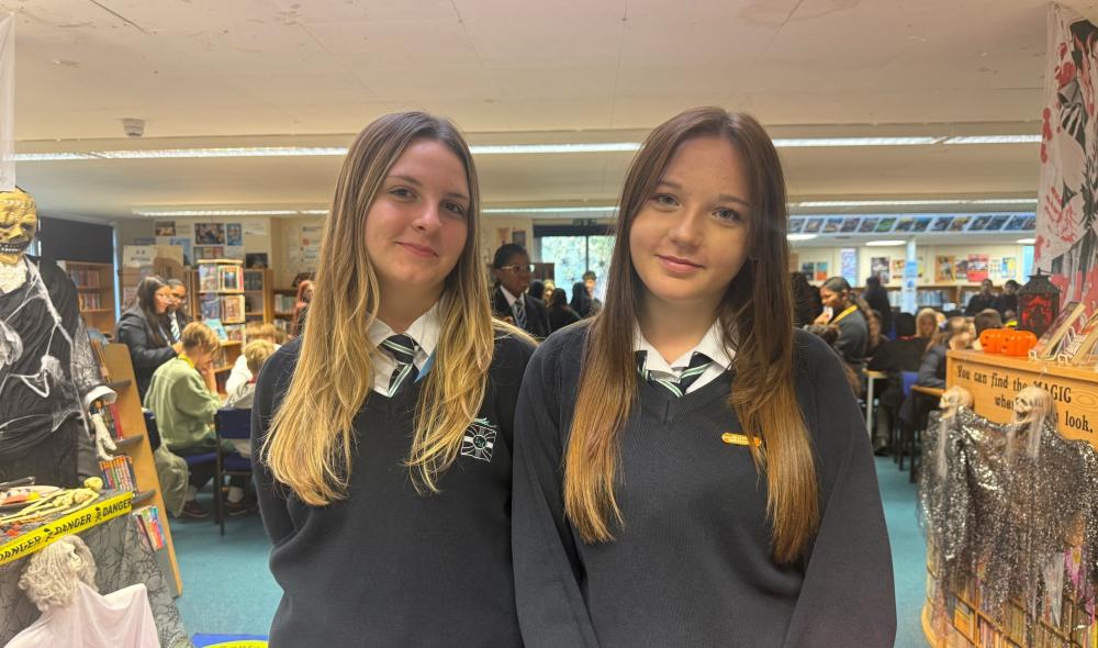 Lawn Manor Academy Welcome Ambassadors Tilly and Lydia