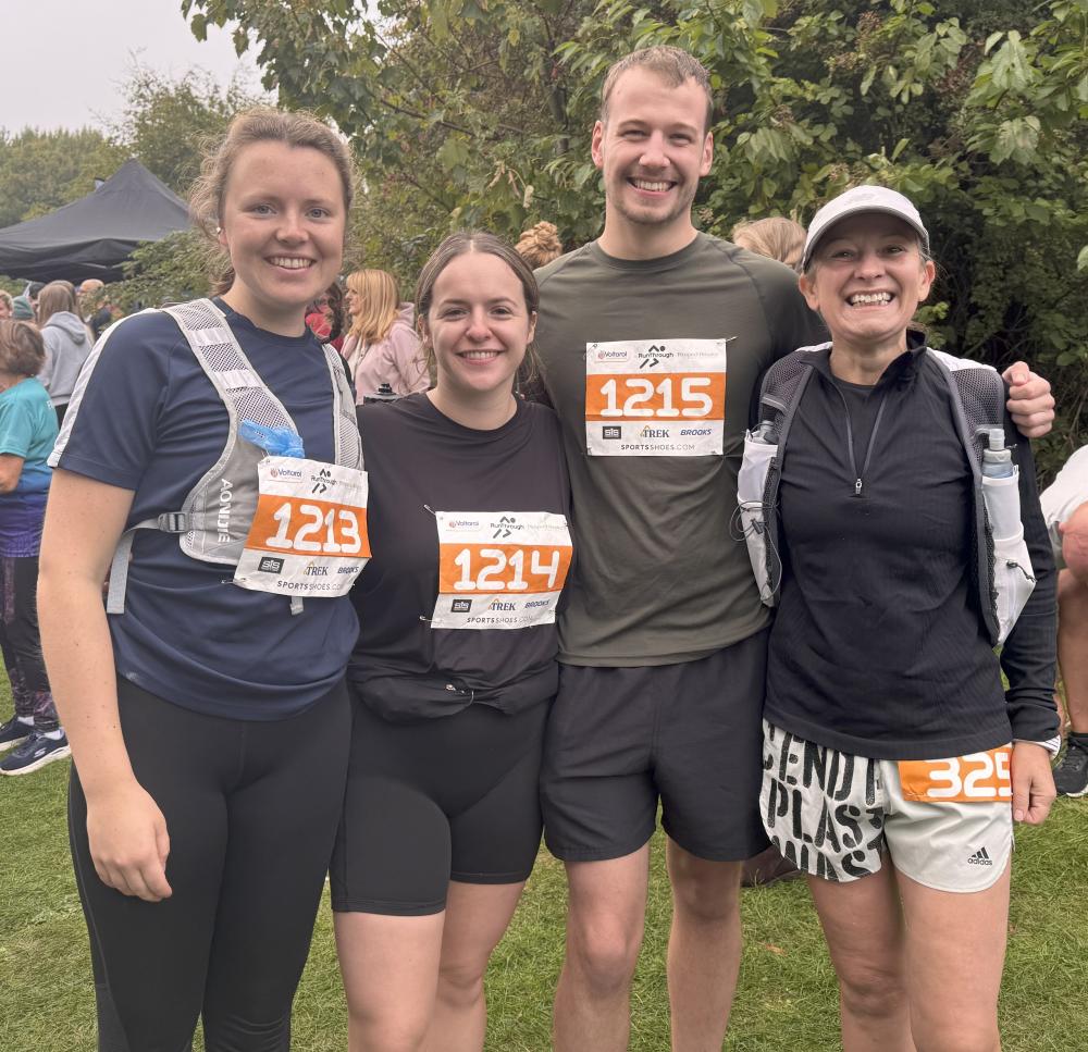 From left: Ruby Freeman, Abbie Walldock, Dan Jacklin, Begona Diez
