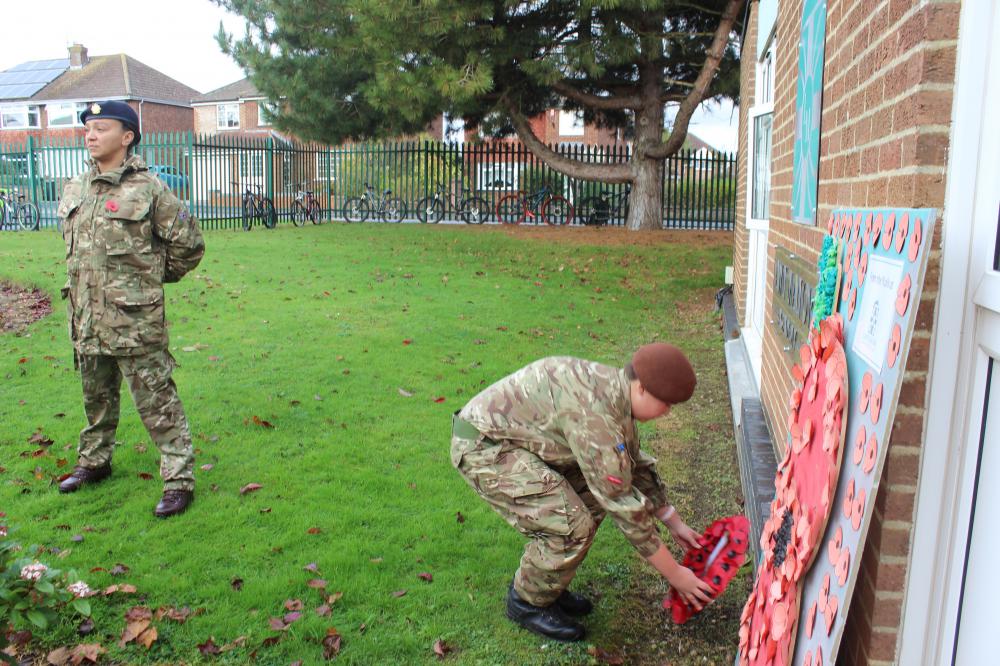 Lawn Manor Academy holds Remembrance Service
